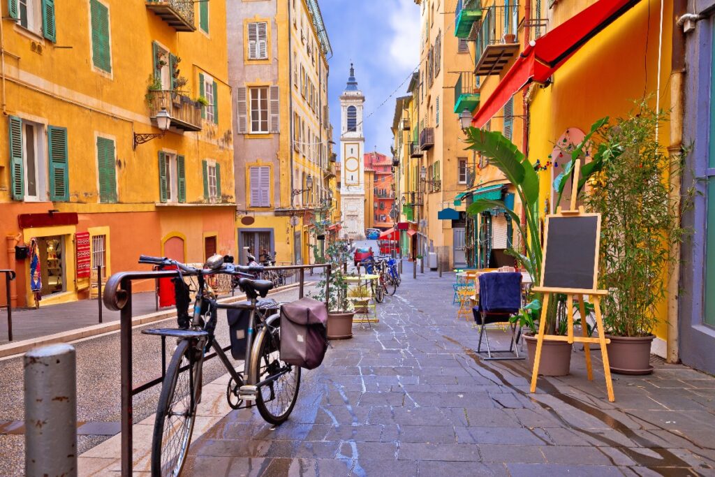 photo d'une rue du vieux Nice