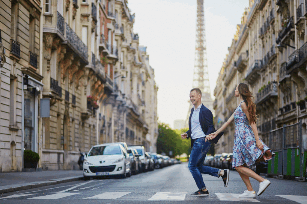 balade romantique à Paris